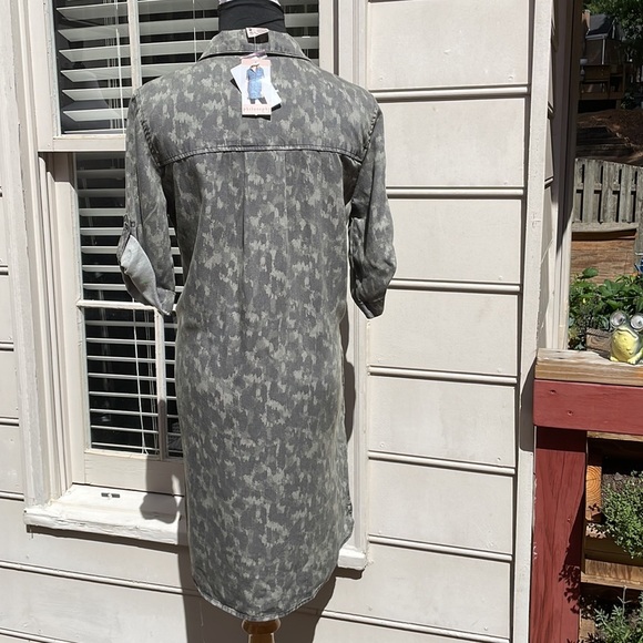 philosophy Pullover Camo Shirt/Dress  Size S - Picture 4 of 8